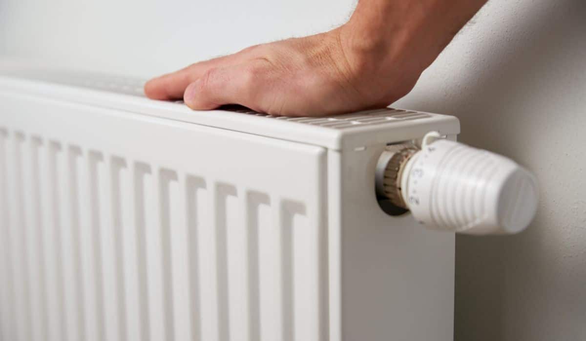 Cold Radiator - Hand on Radiator