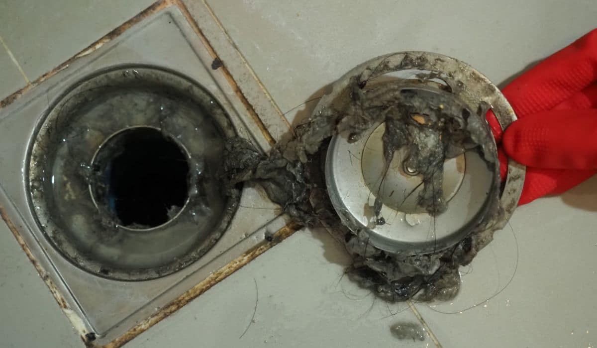 Drain Service - Hair in Drain