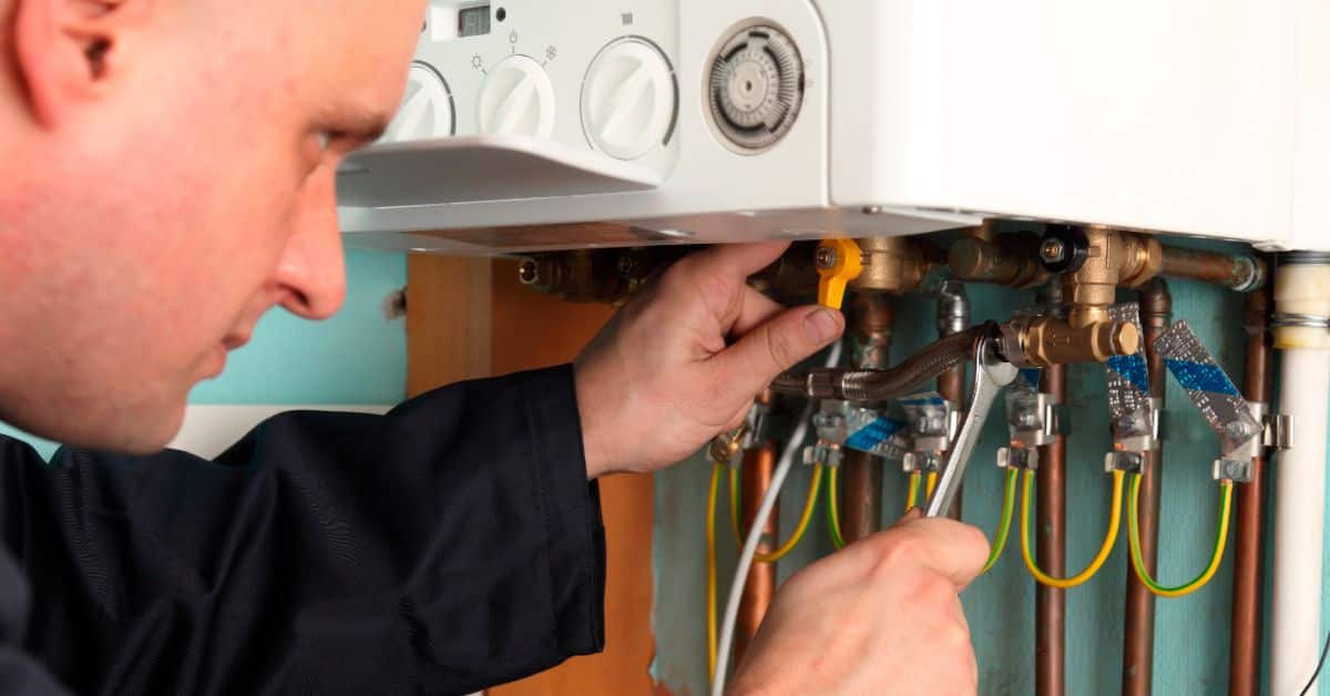leaking boiler - plumber 