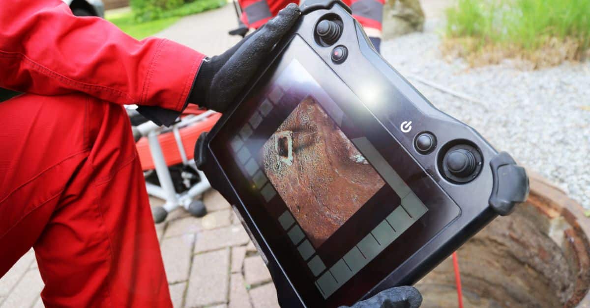 cctv drain survey - camera