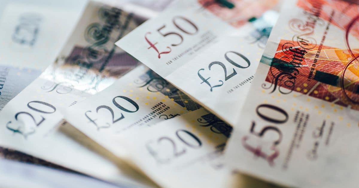British Pounds Spread Out