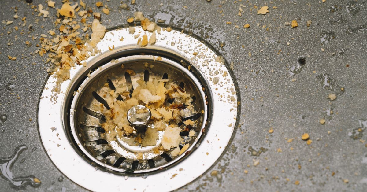 Sink Guard with food in it