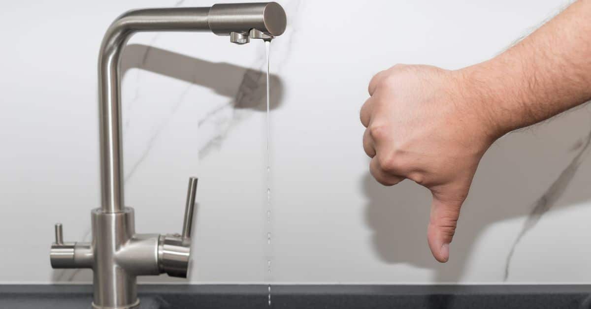 emergency plumbing services - low water pressure