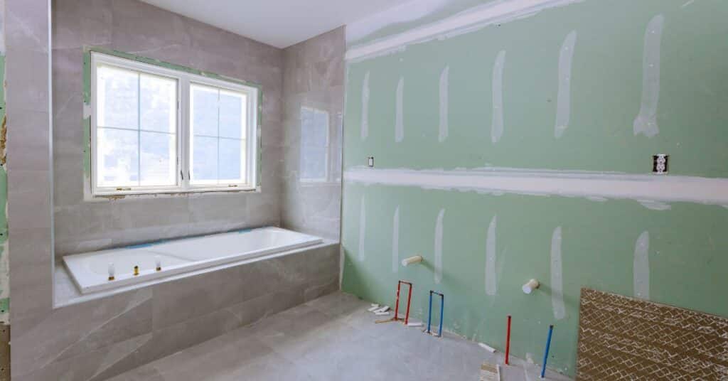 Bathroom renovation start