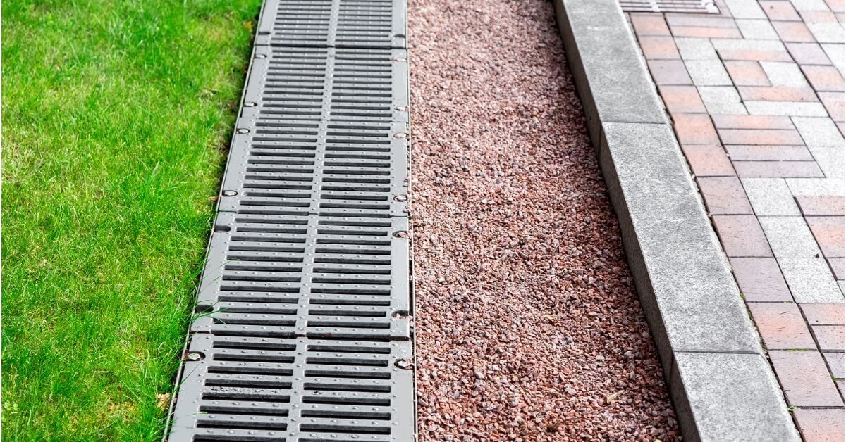 Commercial drainage system grid